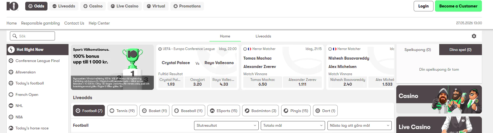 10bet main page