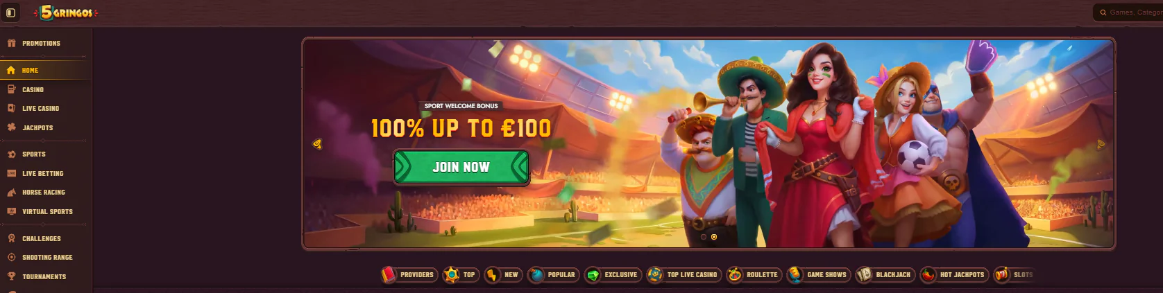 5Gringos main page