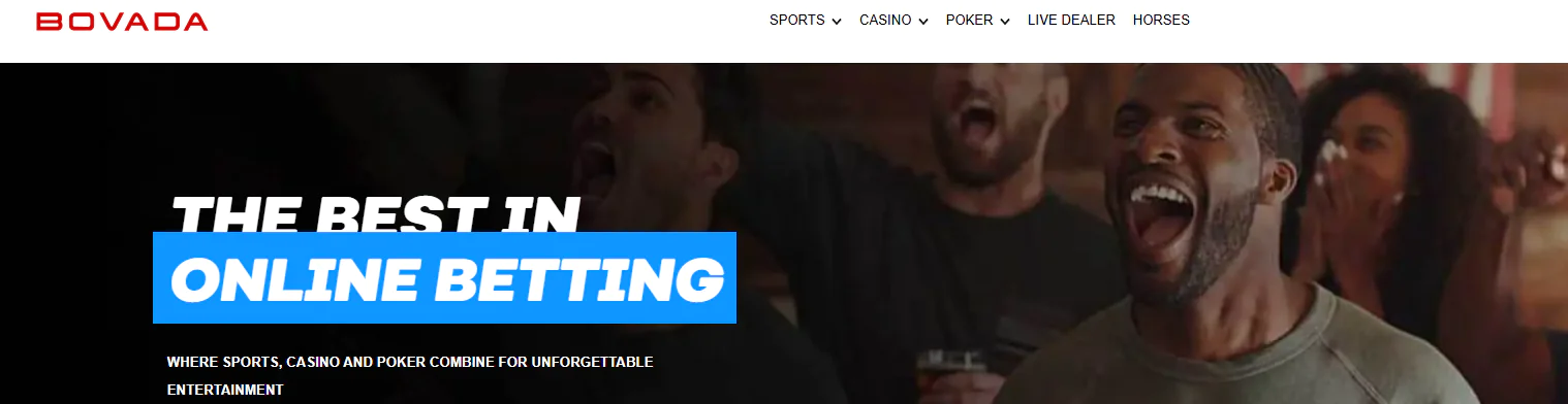 Bovada main page