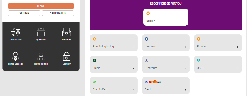 Cafe casino deposit methods