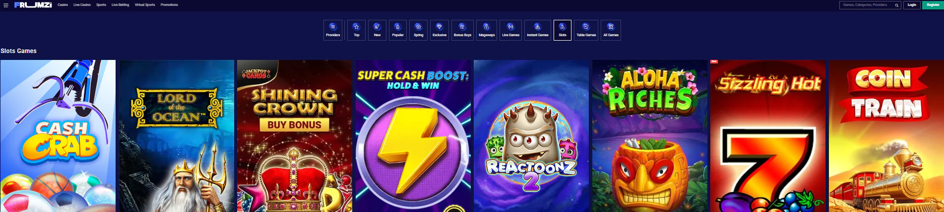 Frumzi slots