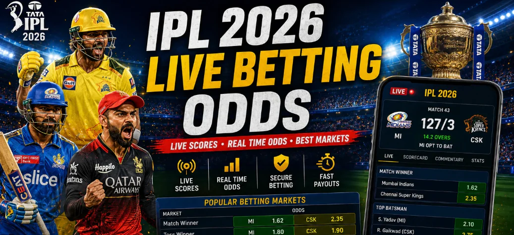 IPL 2026 betting odds