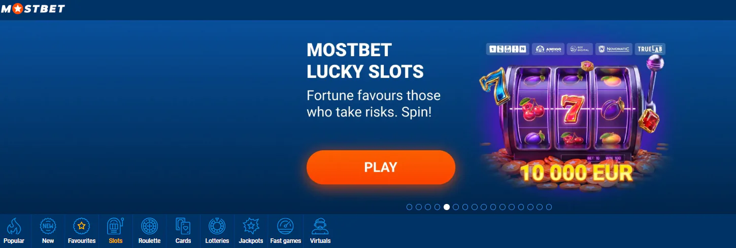 Mostbet slots